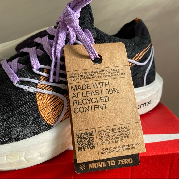 Nike Air Zoom Pegasus Turbo Next Nature Multicolor Black/Peach/Purple - Picture 8 of 8